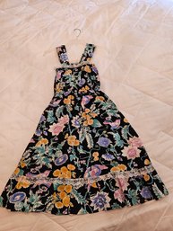 Vintage Flowers Dress Size 7