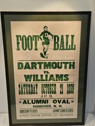 RARE 1899 Dartmouth College Original Football Game Poster