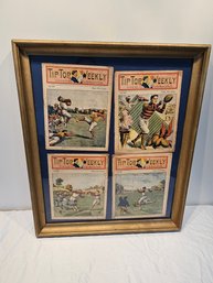 4 Framed Issues Of Tip Top Weekly