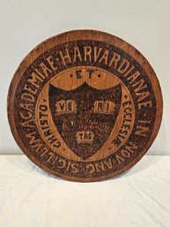 1910-20 Harvard Wooden Plaque