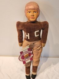 Holy Cross College Worcester Ma Velveteen Football Player Doll 1924
