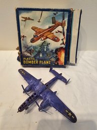 Mitchell Plastic B 25 Bomber Plane Toy With Box