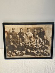 1906 Princeton University Football Team Cloth Printed Photo