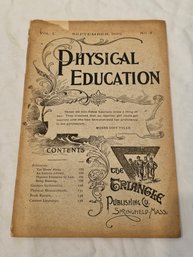 1892 Collegiate Physical Education Pamphlet