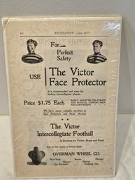 Antique Victor Nose Guard Advertisement