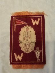 University Of Wisconsin Cloth Trading Card
