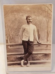 Antique Photo Yale Football Player 1879