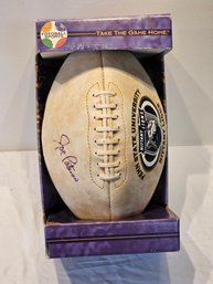 Penn State Football In Box Signed By Joe Paterno