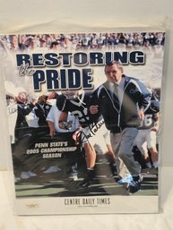 2005 Penn State Year Recap Magazine Signed By Joe Paterno