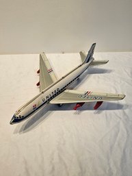 United Airlines Dc8 Metal Plane Toy