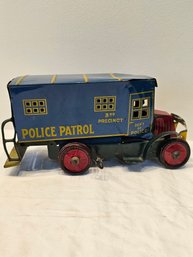 Marx  Police Patrol Paddy Wagon Mechanical Toy