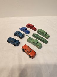 Tootsietoys Mini Metal Cars Lot Of 8