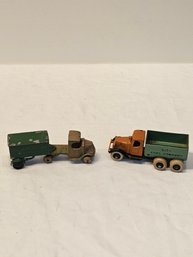 Tootsietoys Fuel Company And Railway Express Trucks