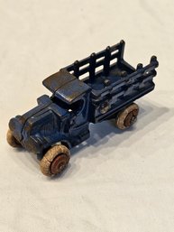 Champion Small Blue Cast Rack Body Truck