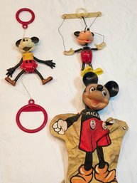 Mickey Mouse Puppets Lot