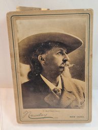 Original Cabinet Photo Of Buffalo Bill Cody
