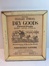 Charles Steins Dry Goods Fancy Goods Advertisement