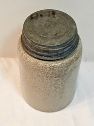 McComb Pottery Co Jar With Ball Lid