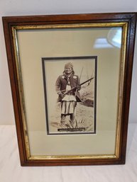 Framed Photo Of Geronimo 1886