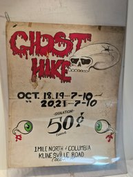 Ghost Hike Advertising Poster