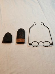 18th Century Spectacles With Case