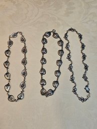 3 Sterling Chokers