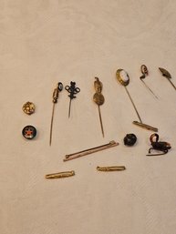 Assorted Antique Pins Lot