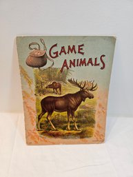 McLoughlin Bros Game Animals Book