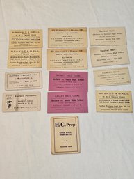 Central Mass Sports Tickets Early 1900s