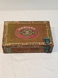 Harvard Tobacco Cigar Box