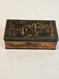 Antique Tin Matchbox