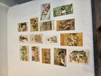 Advertising Cards Lot Of 15