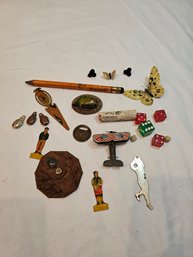 Random Antiques Trinkets Lot