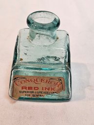 Conqueror Red Ink Bottle