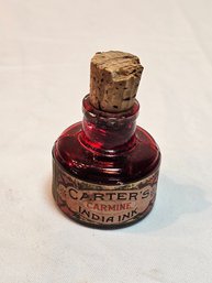 Carters Carmine Ink Bottle