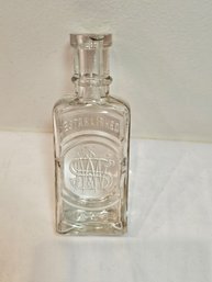 N Wood And Son Portland Maine Glass Bottle