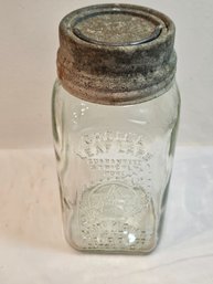Choice Leaf Lard Glass Bottle With Lid