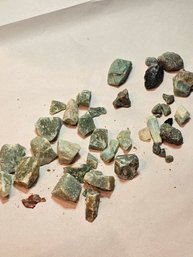 Random Rocks And Crystals Lot B With Emerald