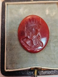 Carnelian Intaglio Wax Seal Of A King