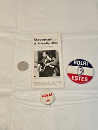 Adlai Stevenson Campaign Lot