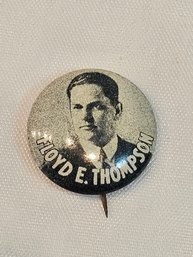 Floyd E Thompson Campaign Button