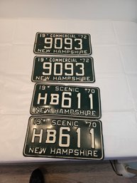 1970s Nh License Plates