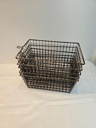 5 Antique Wire Baskets