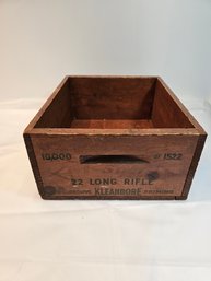 Antique Remington Wooden Ammo Box