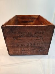 Antique Dupont Wooden Box