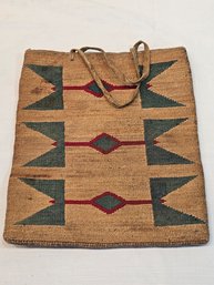 Antique Native American Corn Husk Bag