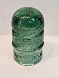 Brookfield Green Glass Insulator