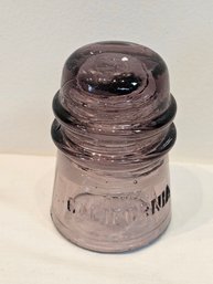 California 007 Purple Glass Insulator