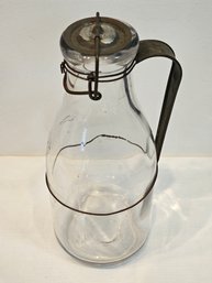 AG Smalley And Co Glass Milk Bottle