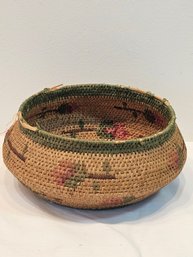 Native American Hand Woven Basket Small